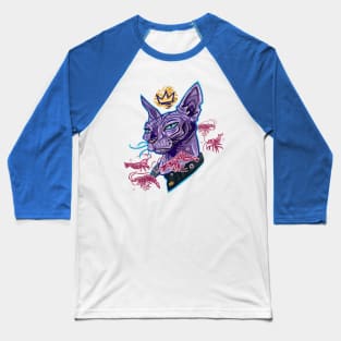 Sphinx cat. Royal cat. Drawing cat. Shrimps Baseball T-Shirt